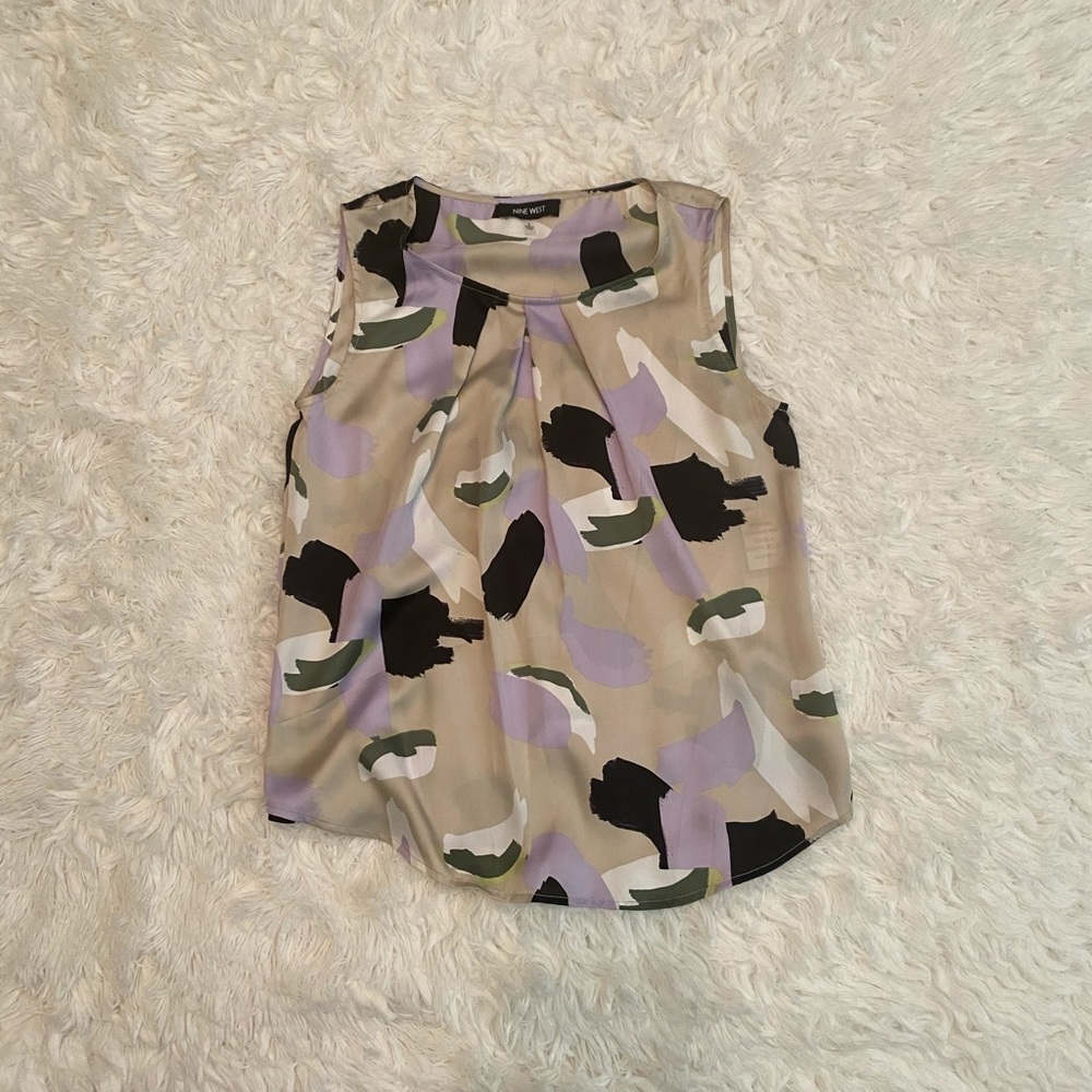 Nine West Lilac multicolor top
